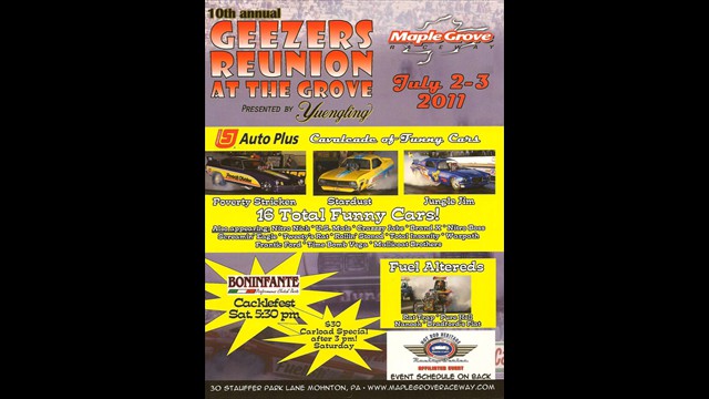 Geezers at the Grove poster 2011 Geezers at the Grove poster 2011