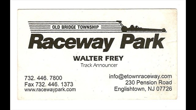 Walter Frey business card Walter Frey business card