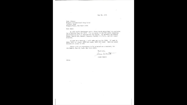 Niagara letter Niagara letter