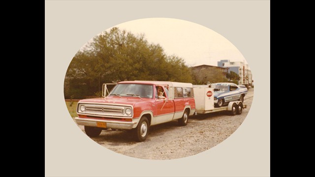 Cuda 09 on trailer Cuda 09 on trailer