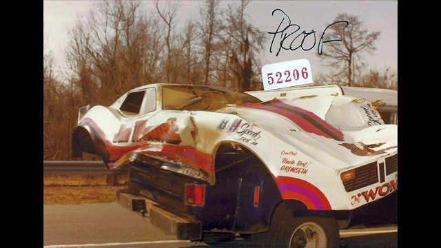 1979 Corvette 12  Darlington trashed in back of pickup 2