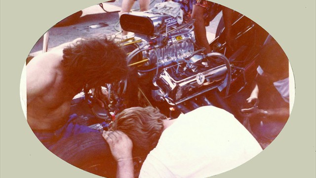 George 11 and Jim in pits